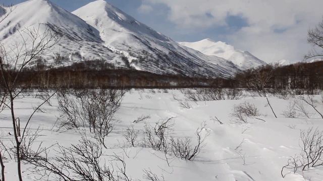 Дорога на Карымшинские горячие источники 24.03.2к21. Камчатка. смотреть онлайн