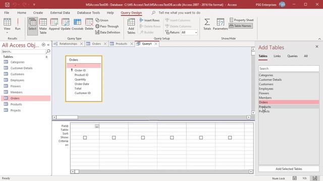 Joining Tables in a Query - Inner Joins in MS Access - Office 365 смотреть онлайн