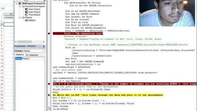 Abriendo cursor de oracle 9i en excel VBA 64 Bits смотреть онлайн