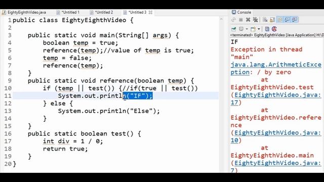 Explanation Video ( Tricky ) | | - Conditional operator is evaluated differently - Java. смотреть онлайн