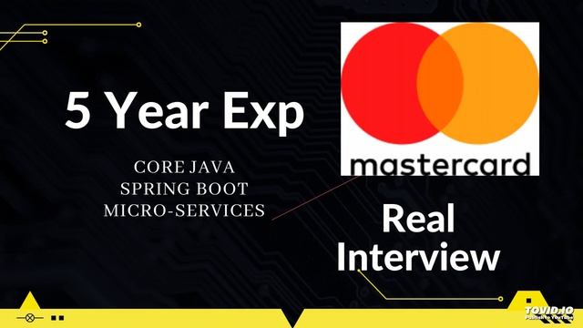 MasterCard | L1 Core Java,SpringBoot | Real Interview смотреть онлайн