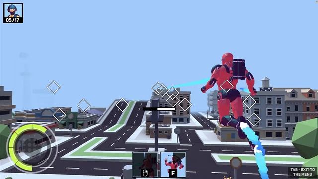 Hero 3 Flying Robot Game - GamePlay Walkthrough смотреть онлайн