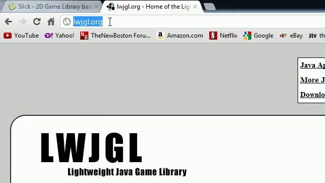 Java Game Development with Slick - 2 - Downloading Slick and the LWJGL смотреть онлайн