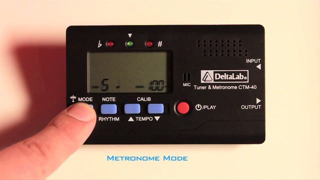 CTM-40 Chromatic Tuner / Metronome смотреть онлайн