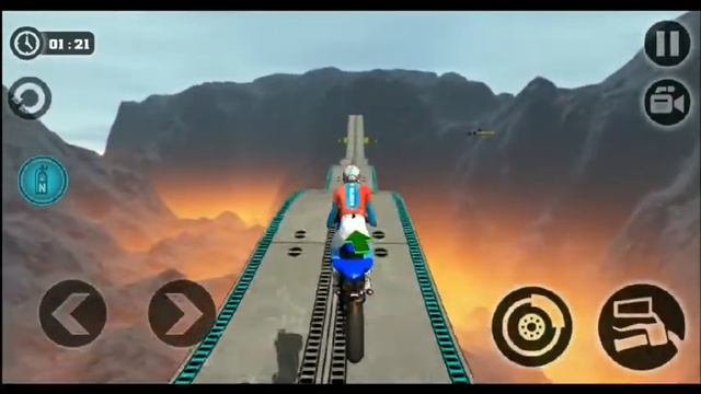 Impossible Motorbike Trick Stunt #3 Hard Level Arena Game - Gameplay Walkthrough Android Ios Game смотреть онлайн