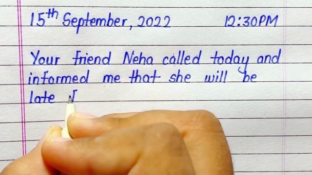 Message writing format || How to write a message in english смотреть онлайн