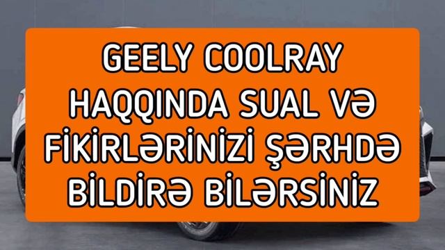 Geely Coolray necə maşındır? #Avtosual смотреть онлайн