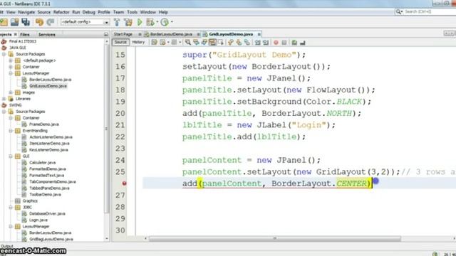 GridLayout смотреть онлайн