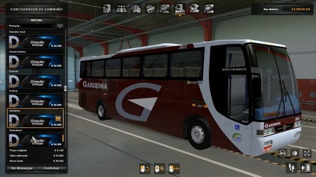 Ônibus Vissta 99 Mercedes-Benz Busscar ETS 2 MODS 1.39 смотреть онлайн