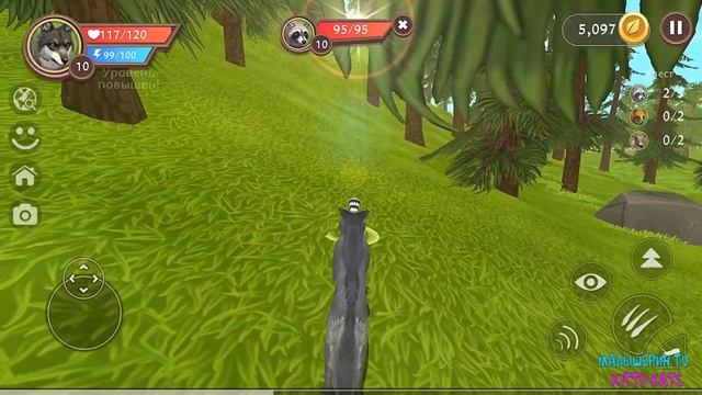 СИМУЛЯТОР жизни ЗВЕРЕЙ WildCraft ВОЛЧЬЯ ОХОТА в вайлд крафт #2 смотреть онлайн