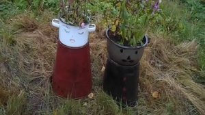 Ландшафтный дизайн. Как сделать мини цветники на даче.Своими руками.