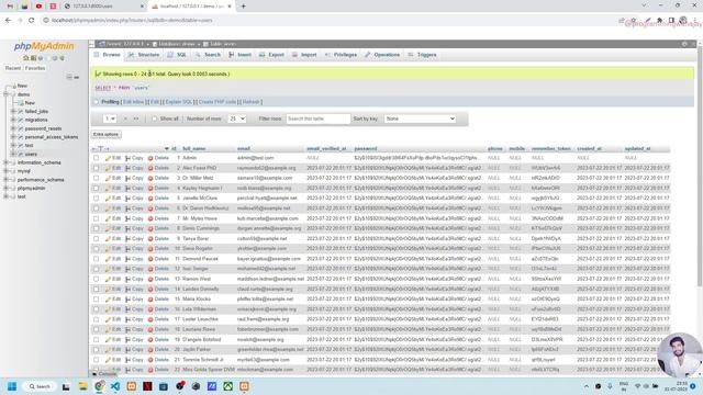 Laravel Tutorials - DB Query Builder? Get, Insert and Update data to database #8 | #hindi смотреть онлайн