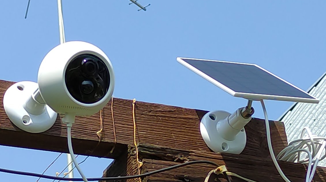 Беспроводная уличная камера видеонаблюдения с солнечной панелью Anbiux смотреть онлайн