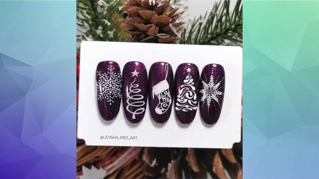 ЗИМНИЕ ДИЗАЙНЫ НОГТЕЙ |Часть 3| Новогодний маникюр 2020-2021 |МАНИКЮР ГЕЛЬ ЛАКОМ | Nails Art Desig смотреть онлайн