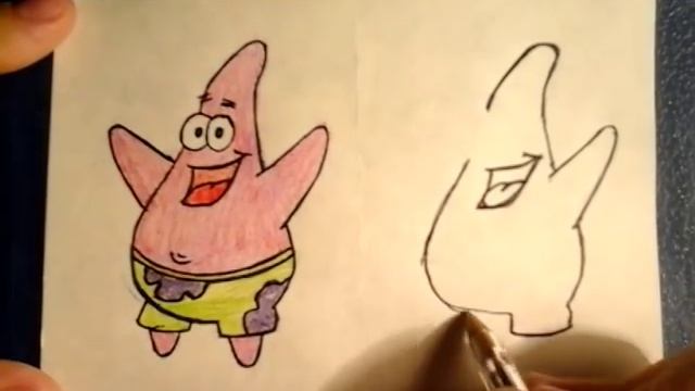 Как нарисовать Патрика (Губка Боб квадратные штаны)?))) смотреть онлайн
