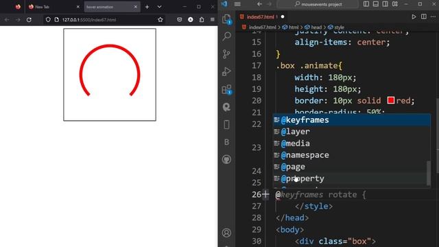 Mouse Event | Hover Animation | Power of JavaScript | Basic to Advance смотреть онлайн