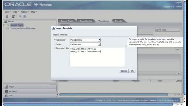 Oracle VM 3.0.3, step 2of3 doing a P2V (Good Video Demo Quality) смотреть онлайн