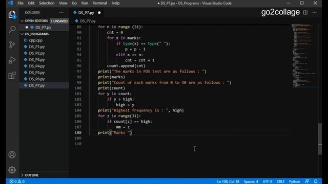 EP 07 | Language Python | Program | Project I go2collage смотреть онлайн