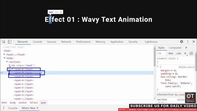 Javascript | Wavy Text CSS Animation Effects смотреть онлайн