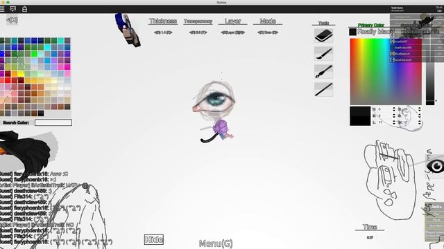 drawing a realistic eye in roblox смотреть онлайн
