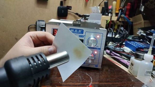 Паяльная станция WEP 852D+ обзор, сборка, тестирование