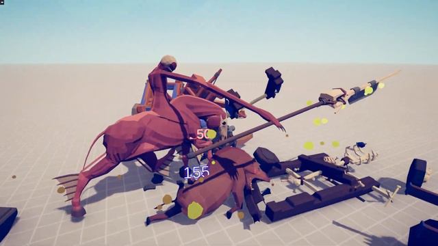 WAR MACHINERY TEAM Vs ANIMAL TEAM | TABS - Totally Accurate Battle Simulator