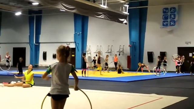 Художественная гимнастика сборы Сочи Ольга Стручкова и Клеопатра Байковская академия ИриниВинер смотреть онлайн