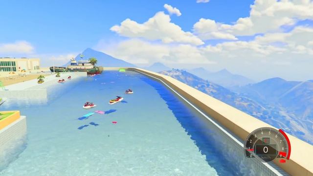 Безумный Спуск со Скользкой Горки в АКВАПАРКЕ с Франклином, Майклом и Тревором в ГТА 5 Моды! смотреть онлайн