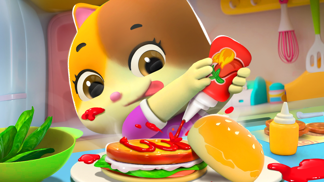 Давайте создавать новые рецепты｜🐼Панда Кики,🐱Кошка Мими и🐱Котик Тими｜Телесериал про еду｜BabyBus смотреть онлайн