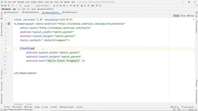 Working with Fragments using Android Studio смотреть онлайн