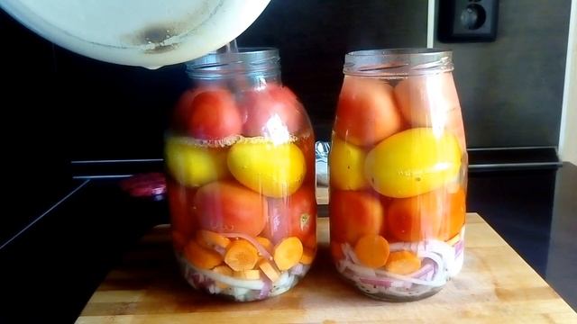 Помидоры по-болгарски на зиму. #помидорыглобусболгариярецептприготовления смотреть онлайн