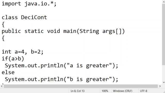 Lecture 6: Applications of If, if else and Conditional Operator | JAVA смотреть онлайн