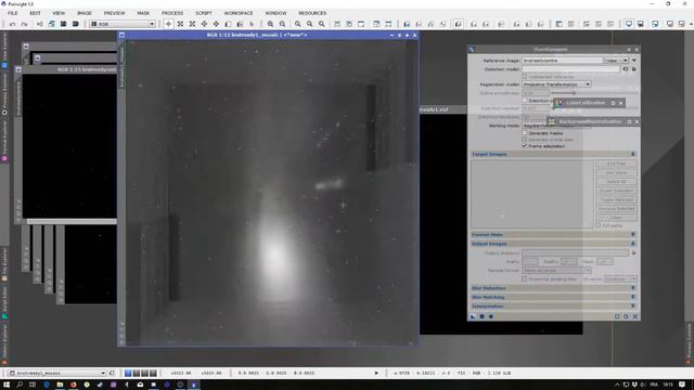M31 Andromeda Galaxy mosaic editing with Pixinsight [Timelaps] смотреть онлайн