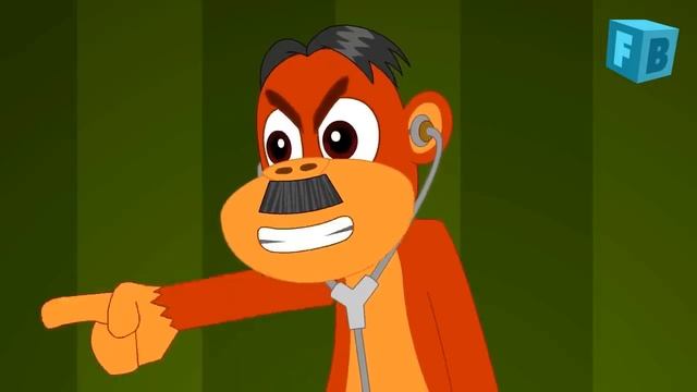 Five Little Monkeys Jumping On The Bed | Children Nursery Rhyme | Flickbox Kids Songs смотреть онлайн