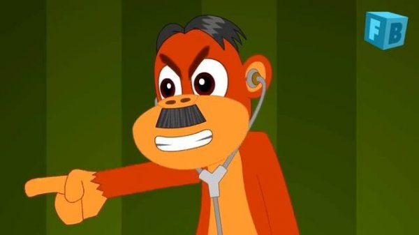 Five Little Monkeys Jumping On The Bed | Children Nursery Rhyme | Flickbox Kids Songs