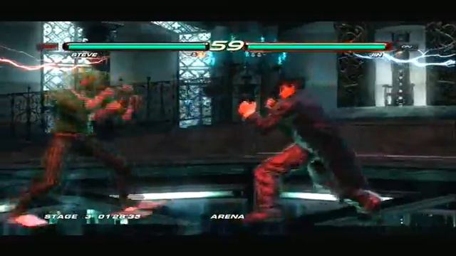 Tekken 6 Arena Playthrough - Steve