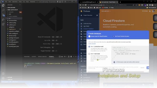 Ionic Firebase Auth - Ionic Setup 02 смотреть онлайн