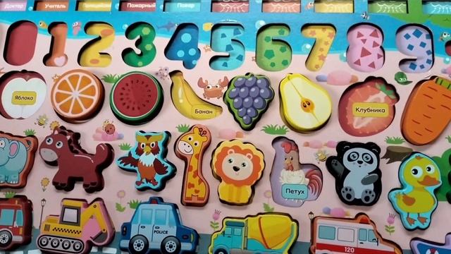 Assembling the board #kids#детям #baby #police #horse #цифры#рекомендации смотреть онлайн