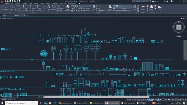 Tefriş Kütüphanesi 3 - ( Autocad Furniture Download ) смотреть онлайн