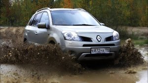 Рено Колеос и Дастер на бездорожье клуба