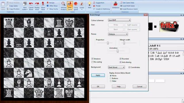 Fritz12 - "user defined" 2D chessboards смотреть онлайн
