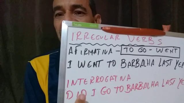 SIMPLE PAST TENSE 3 - SENTENÇAS NA AFFIRMATIVE - INTERROGATIVE - NEGATIVE COM IRREGULAR VERBS. смотреть онлайн