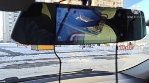 установка зеркало заднего вида с регистратором и камерой заднего вида на поло 2020