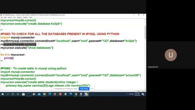 INTERFACE PYTHON WITH SQL VIDEO3 смотреть онлайн