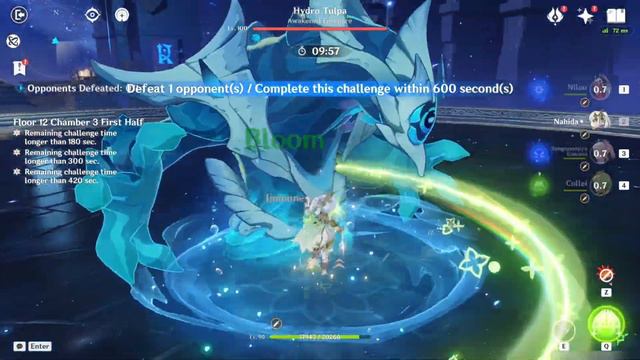 C0 Nilou Bloom & C0 Childe International | Spiral Abyss 4.3 | Genshin Impact смотреть онлайн