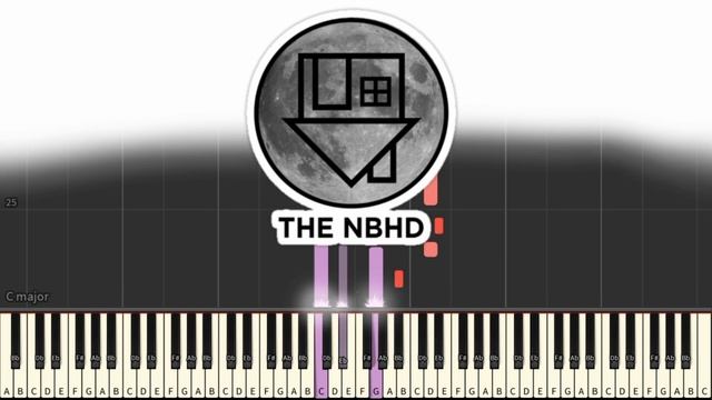 The Neighbourhood- R.I.P 2 My Youth [#reggiewatkins piano synthesia tutorial] смотреть онлайн