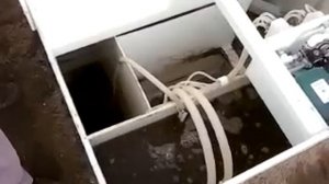 Работа канализационной очистной станции ОНИКС 50