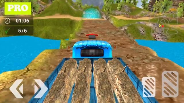 Симулятор водителя грузового автомобиля - Вождение по бездорожью - Android и IOS GamePlay смотреть онлайн
