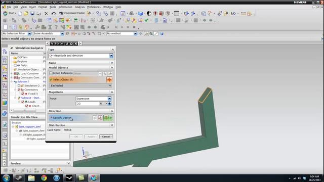 Tutorial NX (Unigraphics) - Structural Finite Element Method Analysis смотреть онлайн