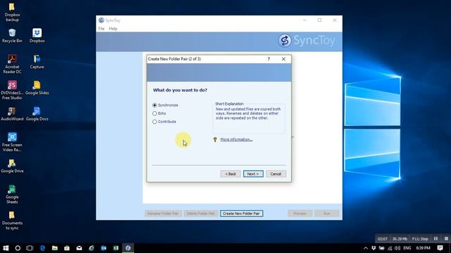 Syncing files using Microsoft Sync Toy смотреть онлайн